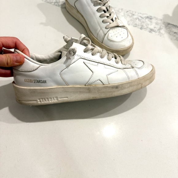 GOLDEN GOOSE SUPER STAR ALL WHITE - SIZE 39 EU  (8.5 women's) - Picture 7 of 10